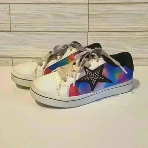 Skechers Girls Hi-Lite Starry Cloud Lace Up Sneakers Shoe Size 13.5